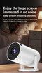 1080P Portable Projector Home Theater 180 Rotation Auto WiFi Bluetooth Full HD Phone PC HDMI PS5 Laptop Miracast Wireless Wired