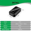 Mini GPS Tracker for Vehicles, Car GPS Tracker Portable Real Time Magnetic GPS Tracking Device, No Subscription Required, No Monthly Fee