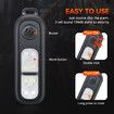Personal Safety Alarm For 130dB With LED Light Recharge Emergency Anti-Attack For Elder Child Woman Color Pink