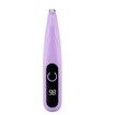 Dog Grooming Trimmer with LED Display, 35dB Ultra Low Noise Clippers, Cordless Dog Hair Trimmer for Paws, Ears, Face, Rump with LED Light, Purple