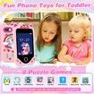 Kids Toys Phone, Kids Smart Phone for Girls with Dual Camera, Games and Music Player, Girl Toys Christmas Birthday Gifts, Pink