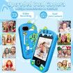 Kids Smart Phone, Dual Camera Cell Phone with Games, 2.8 Inch Touchscreen HD Phone for Kids, Educational Learning Toys Christmas Birthday Gift, Blue