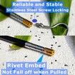 Portable RV Awning Opener Puller Reach Rod Pole for Tent Shelter Camper Canopy, Extends from 16 to 60 inch with Multi-Section Locking