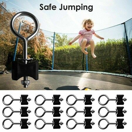 Trampoline Accessories Trampoline Screws Screws to fix The Trampoline Suitable for Large Trampolines, Round Screw 6mm, 12 Pcs