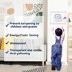 Large Thermostat Lock Box Cover with Key, Clear Thermostat Cover with Lock Compatible With Honeywell Home Thermostat On Wall, 19 x 15 x 8 cm