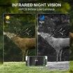 Trail Camera,4K 60MP WiFi Bluetooth Game Cameras with No Glow Night Vision,0.1s Trigger Motion Activated,IP66 Waterproof Hunting Camera