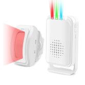 Wireless Motion Sensor Door Chime, Motion Sensor Alarm, Ring Door Alarm Sensor for Indoor Home Business Store Office School, 1 Receiver and 1 Sensor