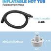 Replacement Parts P6931 Spa Hot Tub Air Inflation Hose Replacement for Coleman, Intex, Best-way Portable Spa Pump, Lay Z Spa Hot Tub