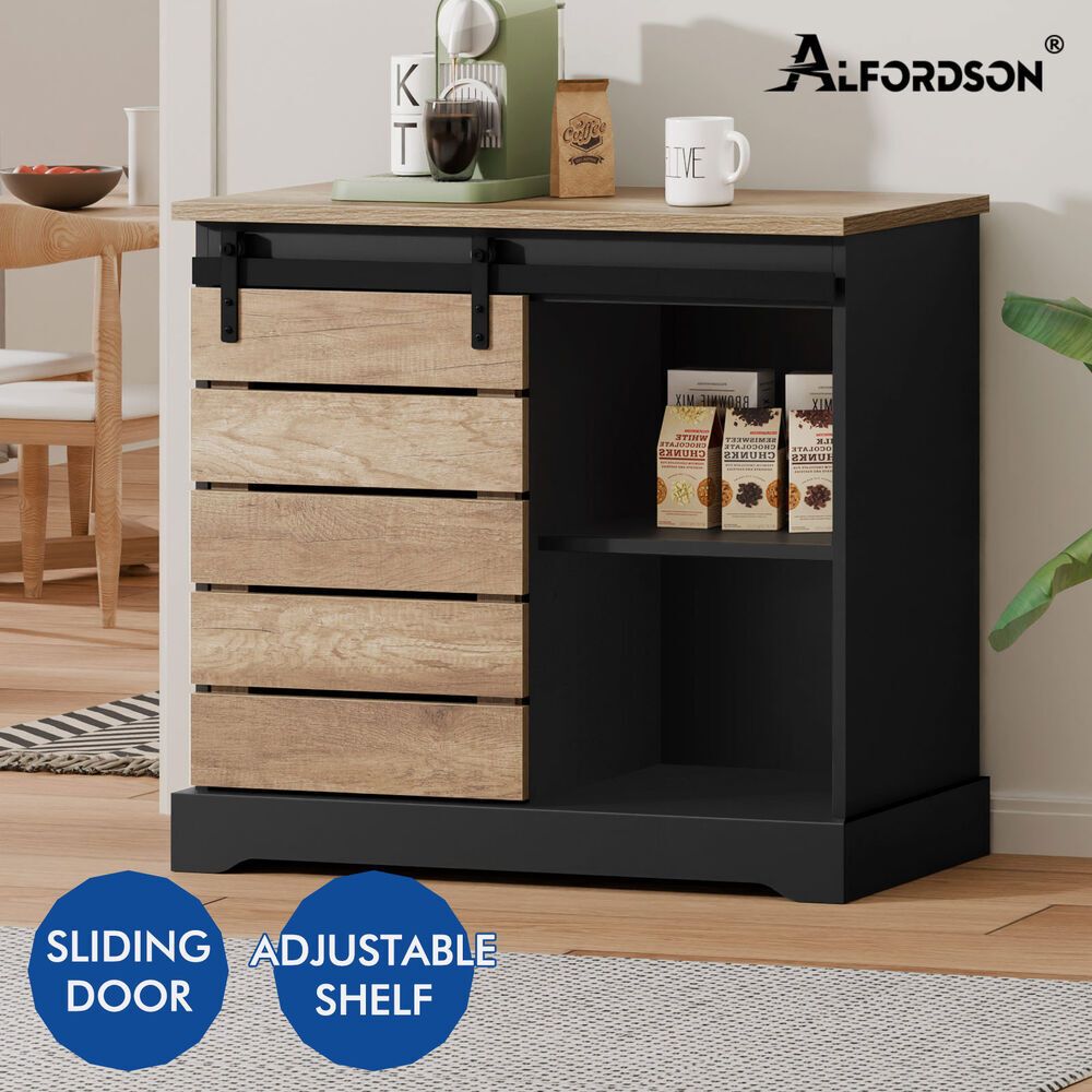 ALFORDSON Buffet Sideboard Cabinet Sliding Door Cupboard Storage Hallway Kitchen