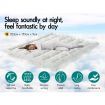 STARRY EUCALYPT Pillowtop Mattress Topper Bamboo Fibre Underlay Pad 9cm Queen