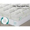STARRY EUCALYPT Pillowtop Mattress Topper Bamboo Fibre Underlay Pad 9cm Queen