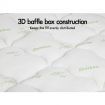 STARRY EUCALYPT Pillowtop Mattress Topper Bamboo Fibre Underlay Pad 9cm Queen