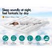 STARRY EUCALYPT Mattress Topper Pillowtop Mesh Bedding Mat Cover 11cm Queen