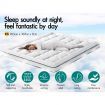 STARRY EUCALYPT Pillowtop Mattress Topper Luxury Bedding Mat Cover 9cm King Single