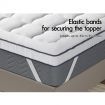 STARRY EUCALYPT Pillowtop Mattress Topper Luxury Bedding Mat Cover 9cm Single