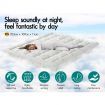STARRY EUCALYPT Pillowtop Mattress Topper Bamboo Fibre Underlay Pad 11cm KS