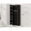 ALFORDSON Buffet Sideboard Cupboard Cabinet Kitchen Hallway Storage Shelf Black