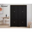 ALFORDSON Buffet Sideboard Cupboard Cabinet Kitchen Hallway Storage Shelf Black