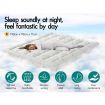 STARRY EUCALYPT Pillowtop Mattress Topper Bamboo Fibre Underlay Pad 11cm Single