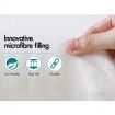 STARRY EUCALYPT Pillowtop Mattress Topper Bamboo Fibre Underlay Pad 11cm Single