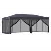 ALFORDSON Gazebo Pop Up Marquee 3x6m Outdoor Canopy Party Camping Mesh Wall Grey