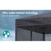 ALFORDSON Gazebo Pop Up Marquee 3x6m Outdoor Canopy Party Camping Mesh Wall Grey