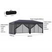 ALFORDSON Gazebo Pop Up Marquee 3x6m Outdoor Canopy Party Camping Mesh Wall Grey