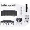 ALFORDSON Gazebo Pop Up Marquee 3x6m Outdoor Canopy Party Camping Mesh Wall Grey