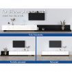 ALFORDSON 200-380cm Extendable Entertainment Unit TV Cabinet Stand Storage Shelf
