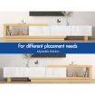 ALFORDSON Extendable TV Cabinet Entertainment Unit 190-280cm Stand Storage Wood