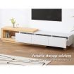 ALFORDSON Extendable TV Cabinet Entertainment Unit 190-280cm Stand Storage Wood