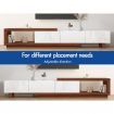 ALFORDSON Extendable Entertainment Unit TV Cabinet Stand 190-280cm Storage Gloss