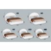 ALFORDSON Bed Frame Queen Size Gas Lift Base With Storage White Leather HOWELL