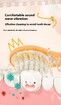 Ultrasonic Kid U-Shaped Electric Rechargable Toothbrush 2 U shape head 4 Brush Heads, 60S Smart Reminder Ages 6-14