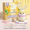 Ultrasonic Kid U-Shaped Electric Rechargable Toothbrush 2 U shape head 4 Brush Heads, 60S Smart Reminder Ages 6-14