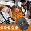 Car Heater,12V Fast Heating and Cooling Fan Portable Windshield Defogger and Defroster Plug into Cigarette Lighter for Car RV SUV