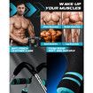 Saker Twister Arm Trainer,3 Level Adjustable Power Twister Bar,Chest Shoulder Arm Workout Equipment,Portable Forearm Strengthener