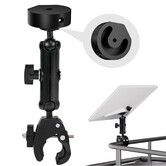 Adjustable Pole Clamp Mount for Starlink Mini, RV Ladder Mount for Starlink Mini Bracket Accessories for RV/Pole/Yacht/Camper/Guardrails