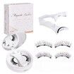 3D Natural Double-Sided Magnetic False Eyelashes Kit Reusable Portable Fake Eyelashes With Eyelash Clip,Size CT10-7