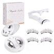 3D Natural Double-Sided Magnetic False Eyelashes Kit Reusable Portable Fake Eyelashes With Eyelash Clip,Size CT10-3