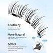 3D Natural Double-Sided Magnetic False Eyelashes Kit Reusable Portable Fake Eyelashes With Eyelash Clip,Size CT10-2