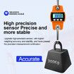 Portable Digital Crane Scale,300kg Hanging Scale,Mini Heavy Duty Industrial Electronic Weight Hook,LCD Digital Crane Scale,Weighing Scale Color Blue