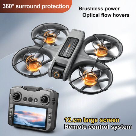 4K Dual Camera GPS Drone Professional HD Aerial Photography Remote Control Aircraft HD Quadcopter Toy UAV Color Black