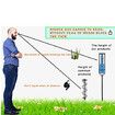 Rain Gauge, Freeze Proof Rain Gauge Outdoor with Stake, Upgrade Water Rain Meter, Rain Measure Gauge for Yard, Detachable Rain Gauge for Lawn, Garden