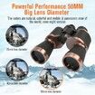 20x50 Binoculars,Binoculars HD High Powered Professional for Bird Watching Travel Concerts-BAK4 Prism FMC Lens,Waterproof,Fogproof with Phone Adapter