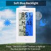 Digital Rain Gauge Outdoor, 5 in 1 Self Emptying Rain Collector Wireless Rain Gauge Outdoor, Monitoring Rainfall and Indoor or Outdoor Temperature