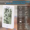 Digital Rain Gauge Outdoor, 5 in 1 Self Emptying Rain Collector Wireless Rain Gauge Outdoor, Monitoring Rainfall and Indoor or Outdoor Temperature