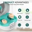 Hearing Aids for Seniors Rechargeable with Noise Cancelling,Hearing Amplifier for Adults with Severe Hearing Loss,16 Channels Digital Chip Sound Process