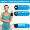 Red Light and Infrared Light for Hands Wrist Wearable for Hand Wrist Compression and Warm,Adjustable Velcro Straps, Wavelength Pulse Mode