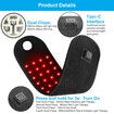 Red Light and Infrared Light for Hands Wrist Wearable for Hand Wrist Compression and Warm,Adjustable Velcro Straps, Wavelength Pulse Mode